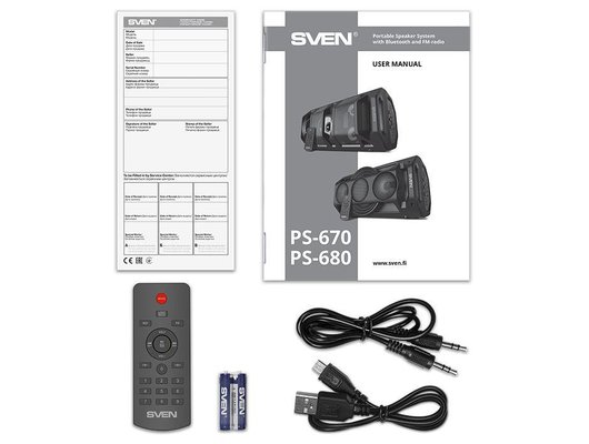Музыкальный центр SVEN PS-680